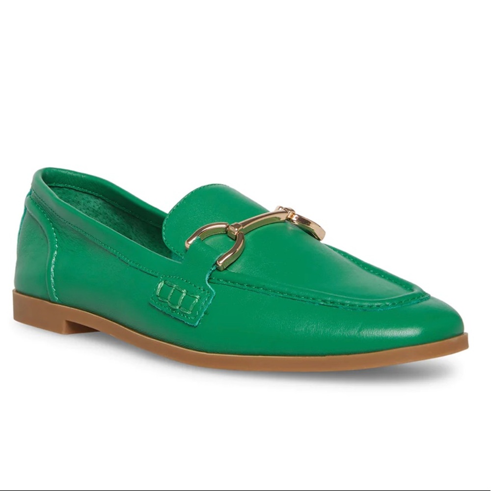 Steve Madden emerald green loafer
